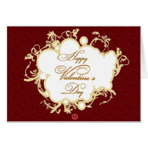 wishing valentine greeting card
