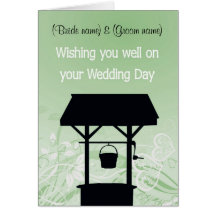 'Wishing well' card, great for gifts of $