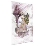 Wishing Well Faerie Wrapped Canvas Gallery Wrap Canvas