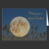 Wishing you a blessed Samhain cards