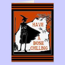 Wishing You A Bone Chilling Halloween cards