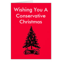 Wishing You A Conservative Christmas cards
