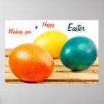 Wishing you a Happy Easter Poster