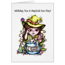 Wishing You A Magical Boo Day - Birthday Greetings cards