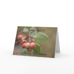 Wishing You A, Merry Christmas Greeting Card