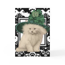 Wishing You a Purrfectly Delightful St. Patrick's Greeting Cards