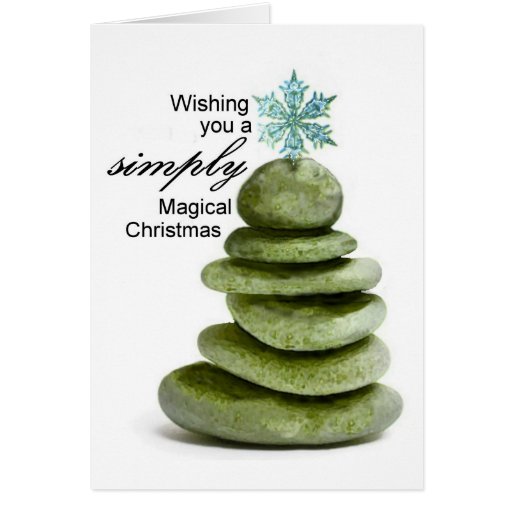 Wishing you a simply magical Christmas Greeting Card