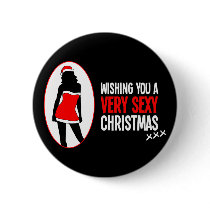Wishing You A Very Sexy Christmas Pin