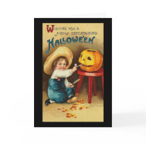 Wishing You an Entertaining Halloween Cards
