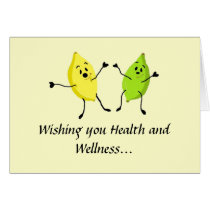 Wishing you Health and Wellness... Greeting Card