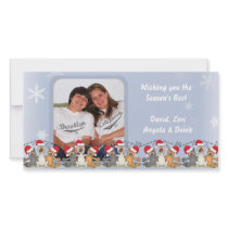Wishing You The Season's Best Snowflake Photo Card photo cards