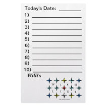 Wishlist, List Your Dreams Today! Custom Stationery