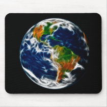 Wispy Blue Marble - Mousepad mousepads