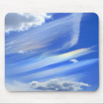 Wispy Clouds Mousepad mousepads