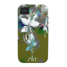 Wispy Floral iPhone 4 Case-Mate Case