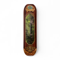 Wisteria - A lovers view Skate Board Deck