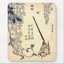 Wisteria and Wagtail  Mousemat Mouse Pads