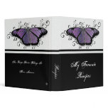 Wisteria Butterfly Recipe Binder