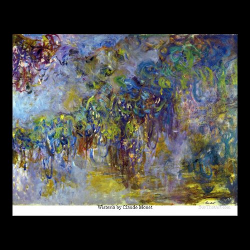 Wisteria by Claude Monet Print