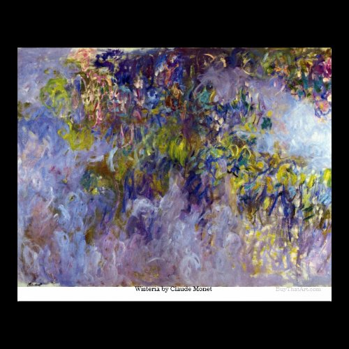 Wisteria by Claude Monet Poster