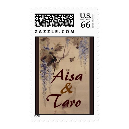 Wisteria dreams ... stamp