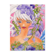 Wisteria Faerie Postcard