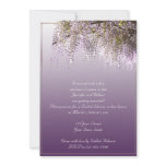 Wisteria Flower Lavender Bridal Shower Invitation