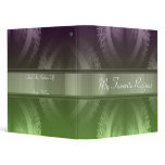 Wisteria Lime Smoke Recipe Book binders