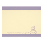 Wisteria Mended Hearts Coffee Cup Note Cards invitations