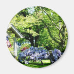 Wisteria on Lawn Refrigerator Magnet
