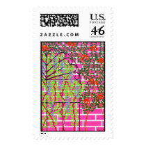 Wisteria & Trumpet Vine stamps