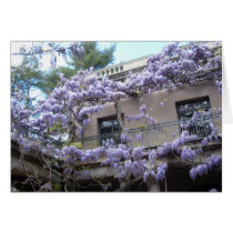 Wisteria Window Greeting Card