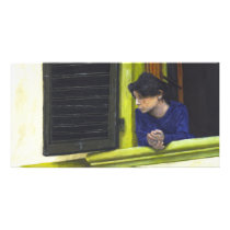 Wistful Customized Photo Card