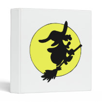 Witch across moon laughing binders