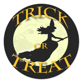witch-across-the-moon-stamp sticker