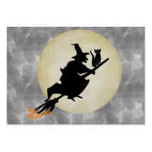 Witch and Cat Business Cards