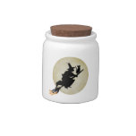 Witch and Cat Candy Dish