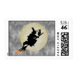 Witch and Cat Stamps