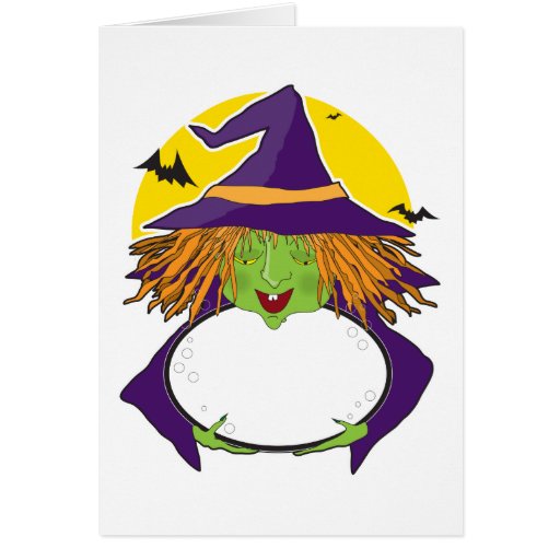 Witch and Cauldron Cards