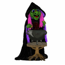 Witch and Cauldron photo sculptures by esupernatural Witch and Cauldron photo sculptures