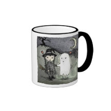 Witch and Ghost in Love Mugs
