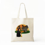 Witch and Haunted House Halloween Bag