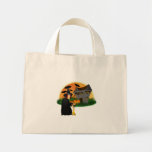 Witch and Haunted House Halloween Bag