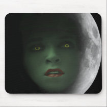Witch and moon mousepad mousepads