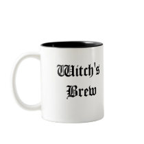 Witch and Moon, Witch's Brew mugs by Lesleysloft Witch and Moon, Witch's Brew mugs