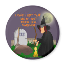 Witch and Newt Magnet