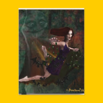 Witch and the Moon postcards