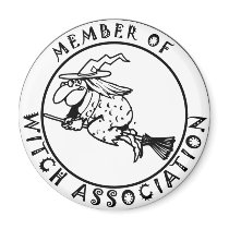 Witch association refrigerator magnets