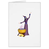 Witch & Cauldron Card