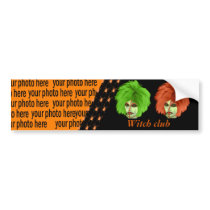 witch club bumper stickers